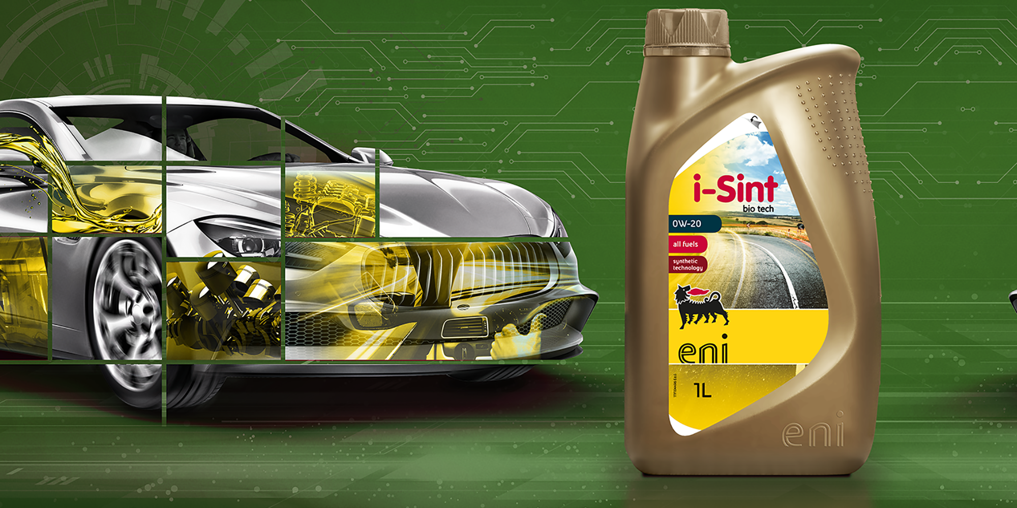 Eni zet nieuwe standaard met 0W-20 bio-motorolie