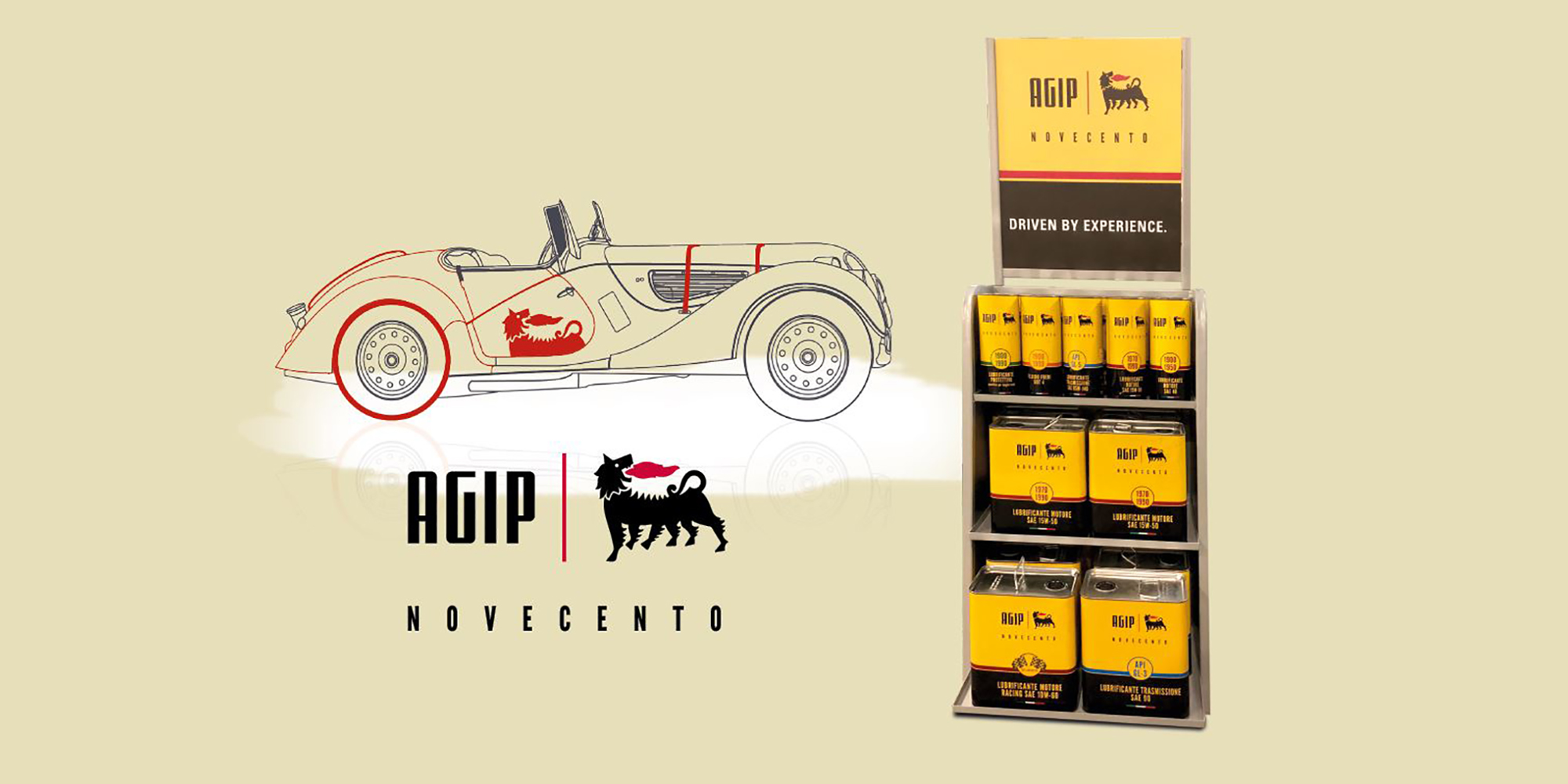 Gratis AGIP Novecento display